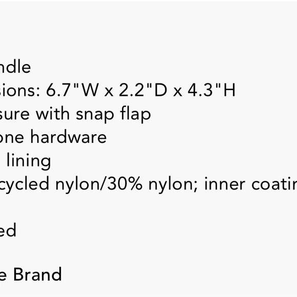 Longchamp Black and Brown Le Pliage Original Mini Bag - Picture 5 of 6